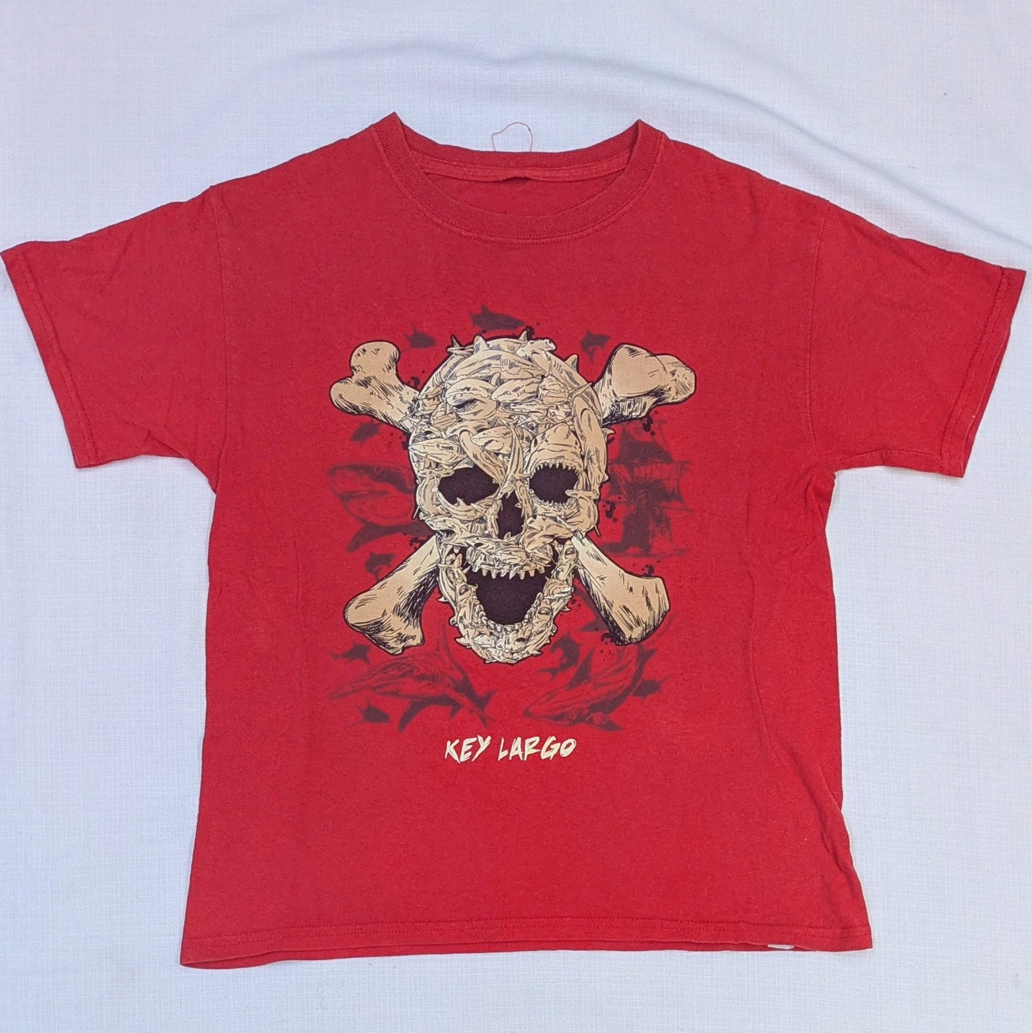 Kids key largo skull tee