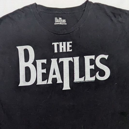Black and white The Beatles long sleeve tee