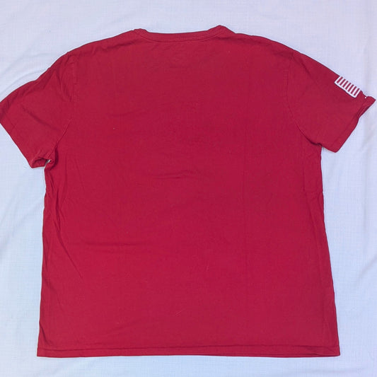Red Polo tee