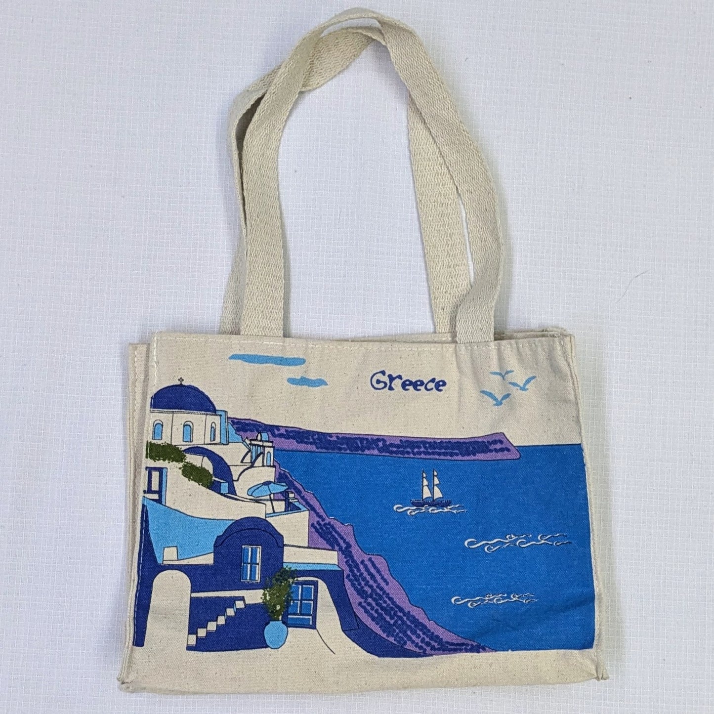 Greek mini tote