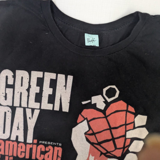 Green day band tee