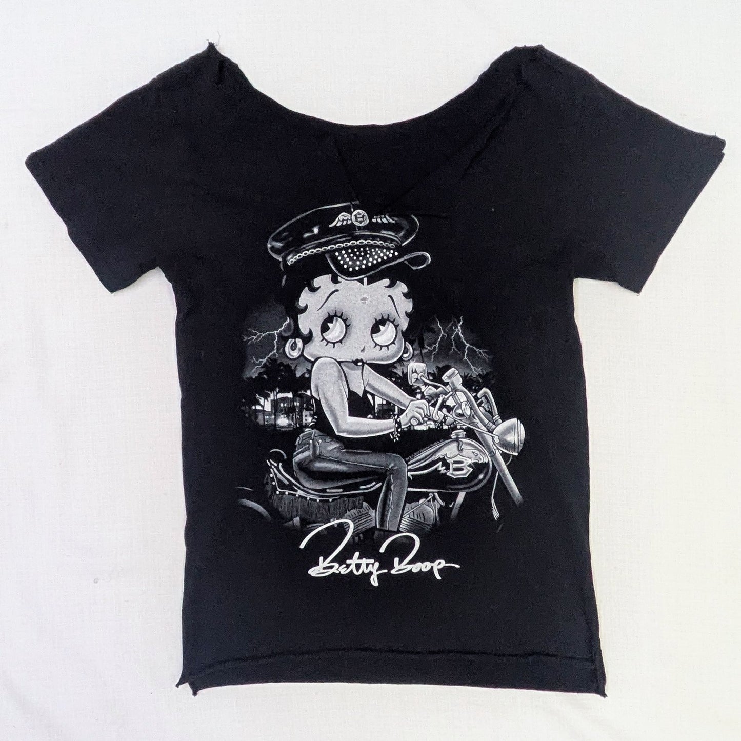 Betty Boop motorcycle tee