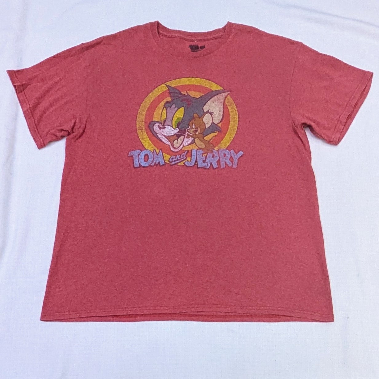 Red Tom and jerry tee