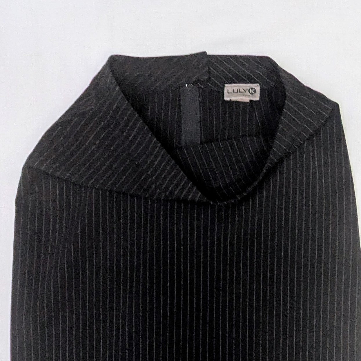 Pinstripe maxi skirt