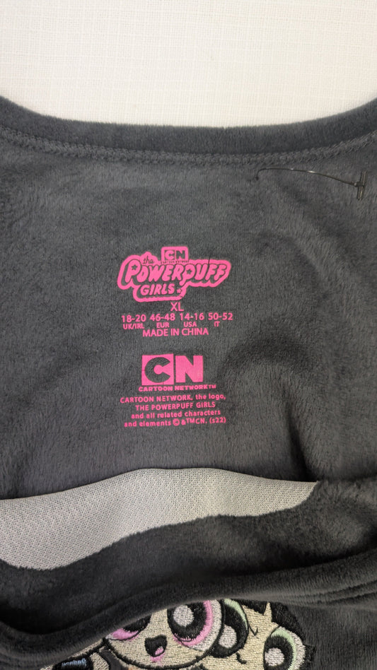 Velvet power Puff girls crop top