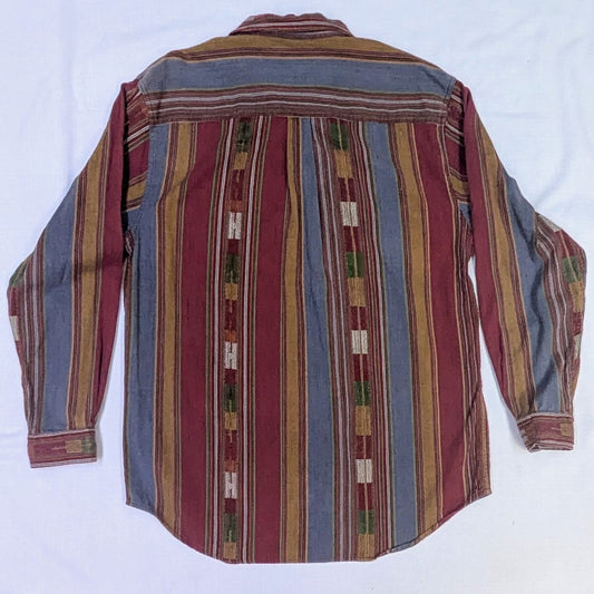 Vintage striped button-up shirt