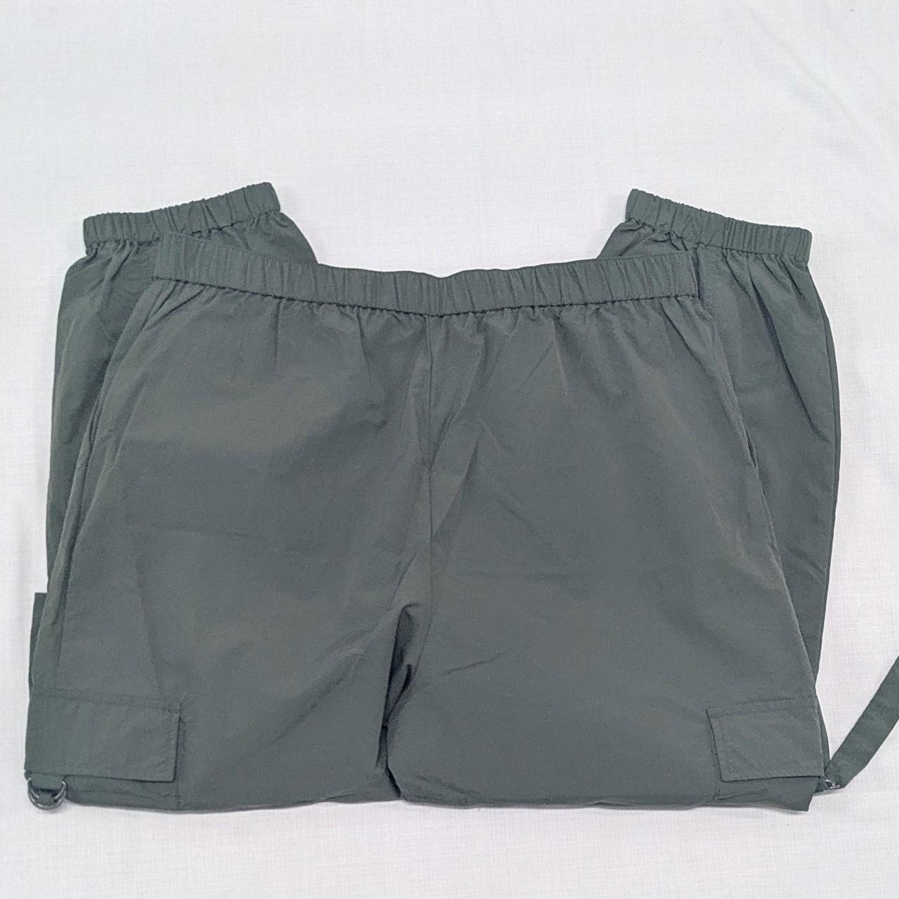 Olive Green Cargo Jogger Pants