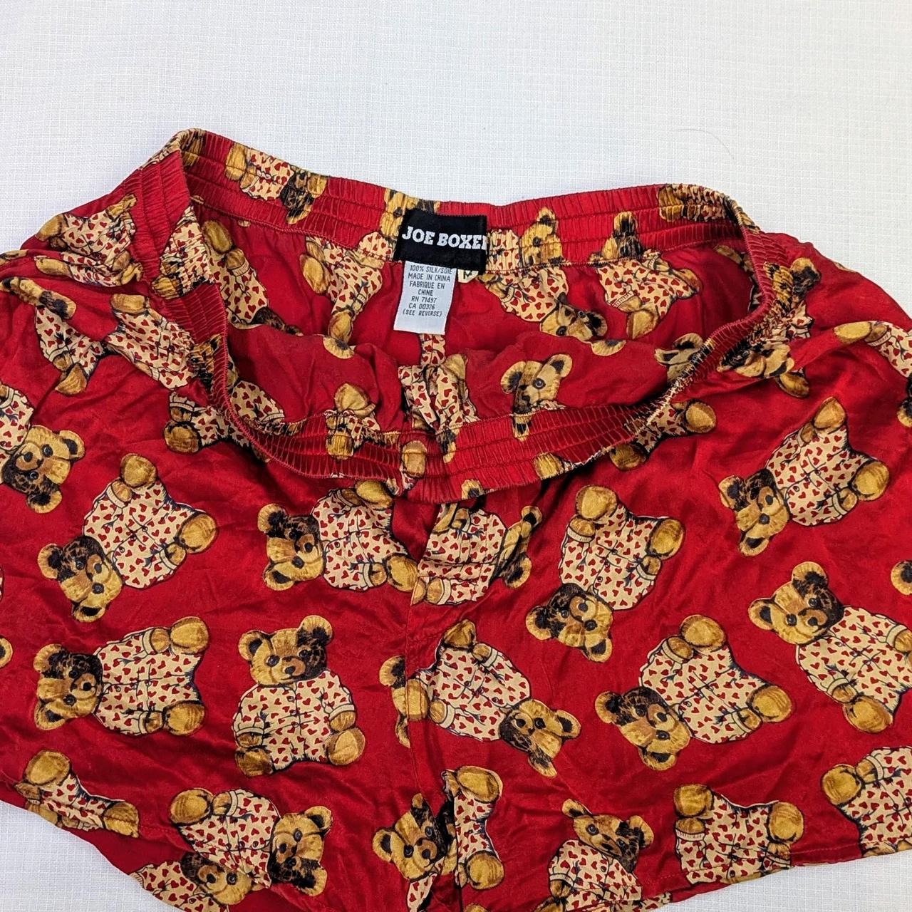 Teddy silk boxers