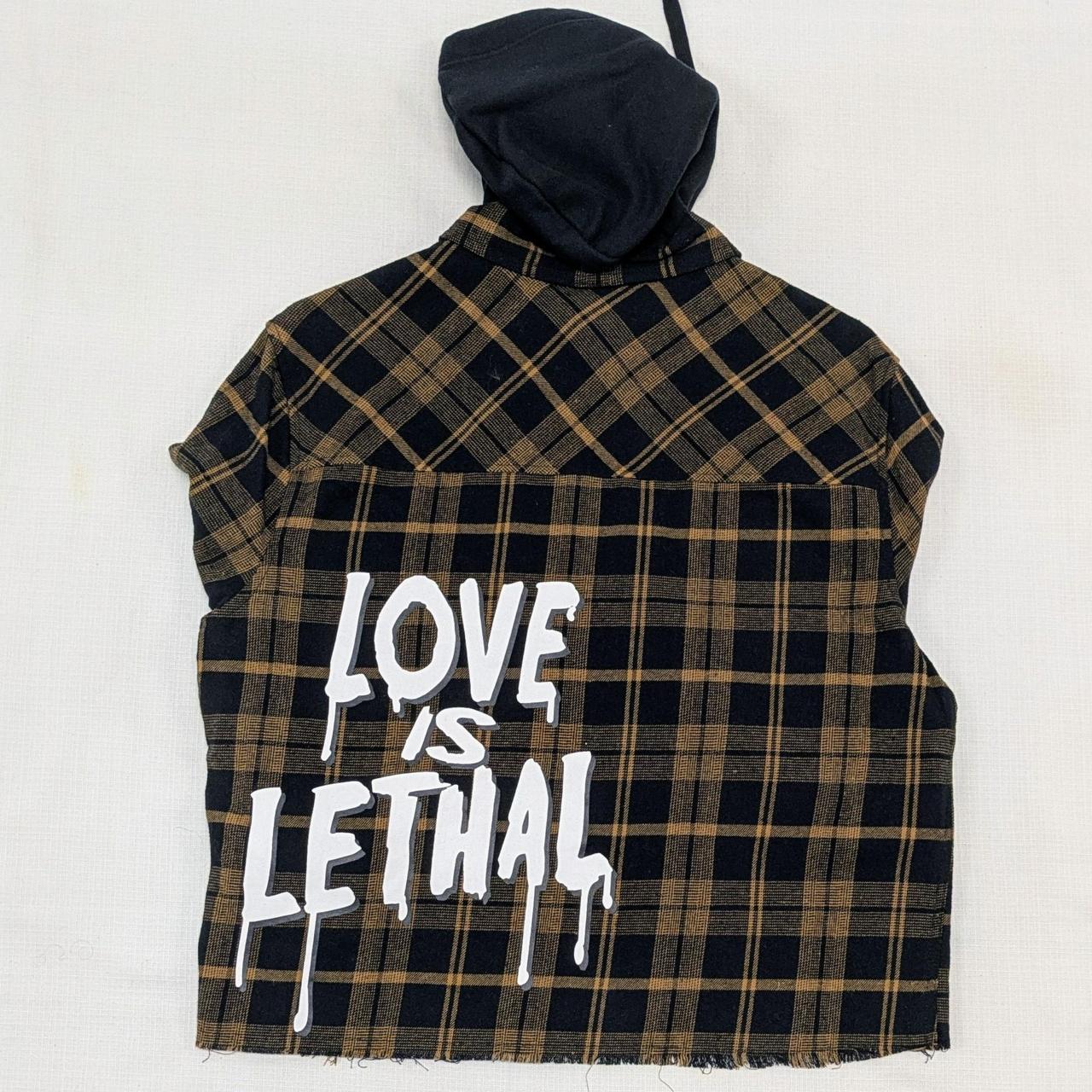 Broken promises hooded flannel