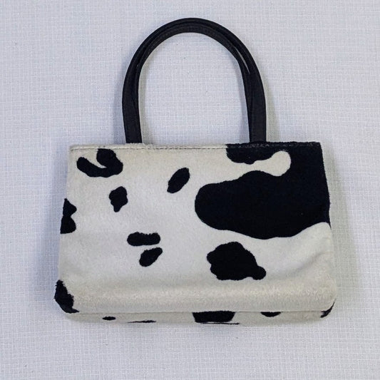 Cow print mini bag