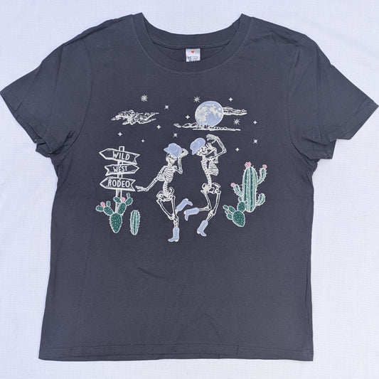skeleton rodeo tee