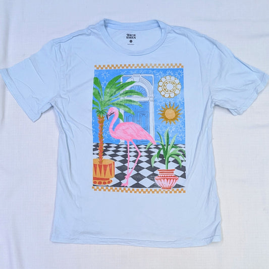 Blue Flamingo tee