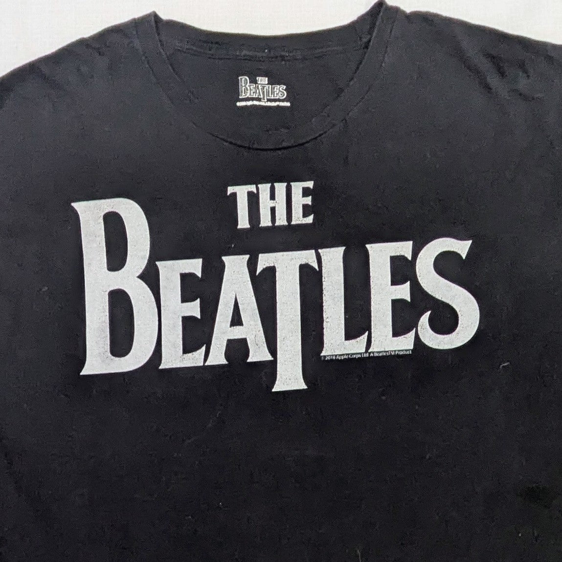 Black and white The Beatles long sleeve tee