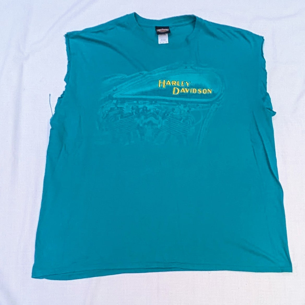 Harley Davidson cut off tee