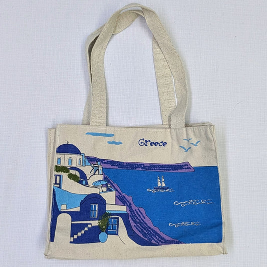 Greek mini tote