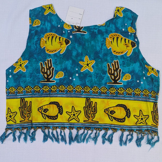 Tropical crop top