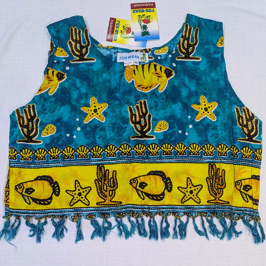 Tropical crop top