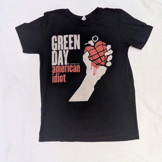 Green day band tee