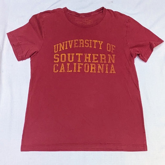 Red USC tee
