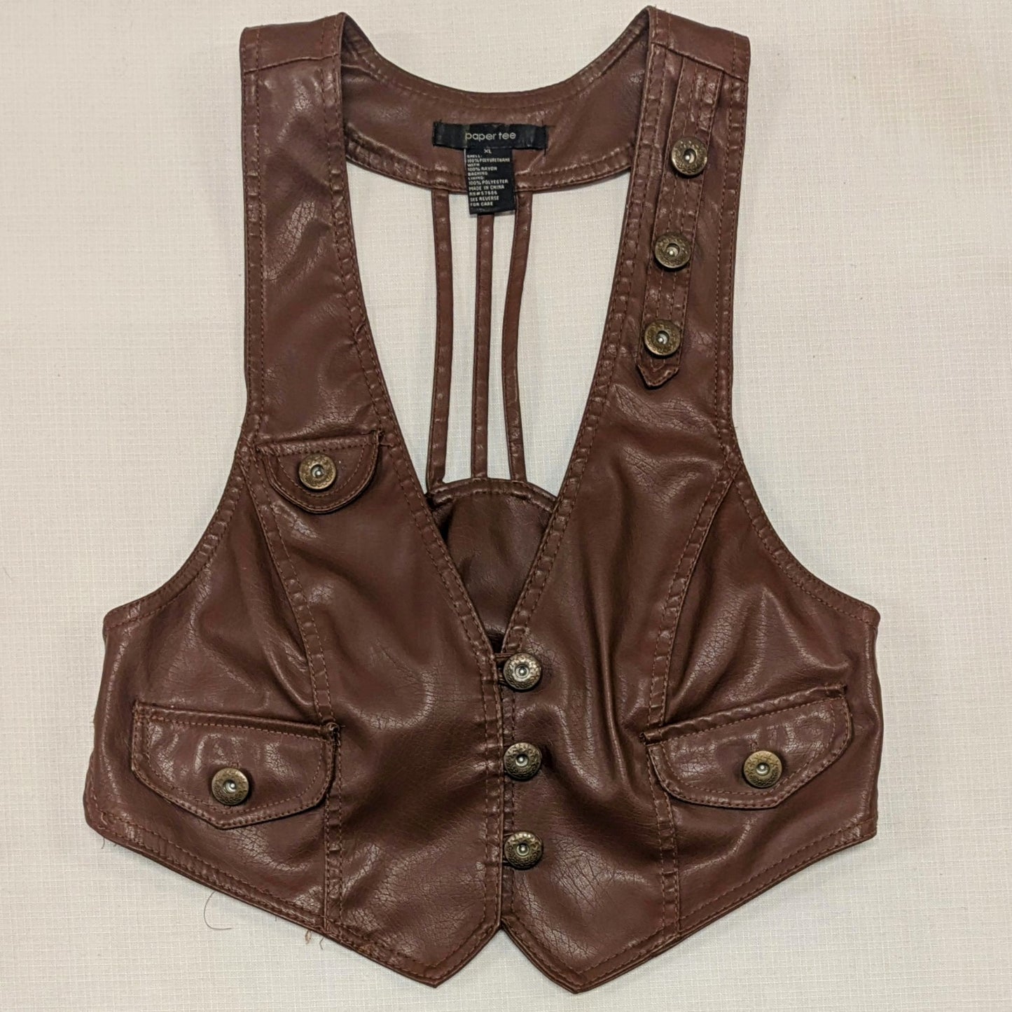 Brown vest