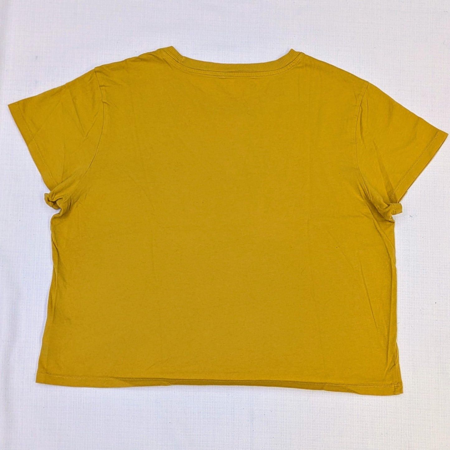 Yellow skeleton cowboy tee