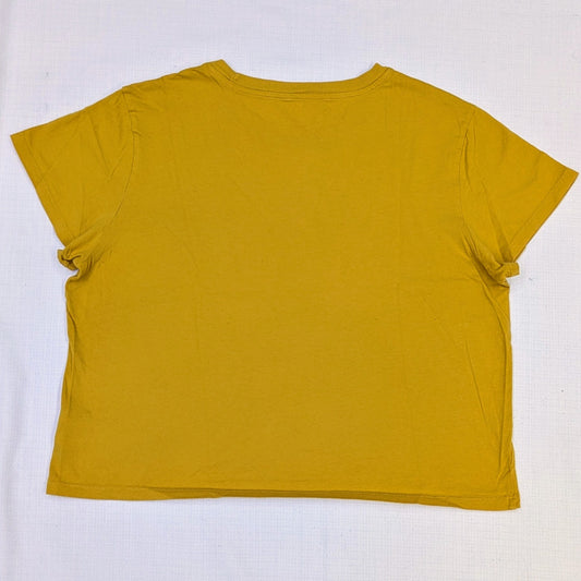 Yellow skeleton cowboy tee
