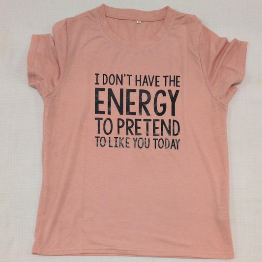 Pink Casual Streetwear T Shirt I