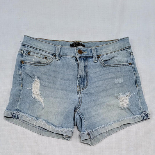 Light Blue Denim Shorts With