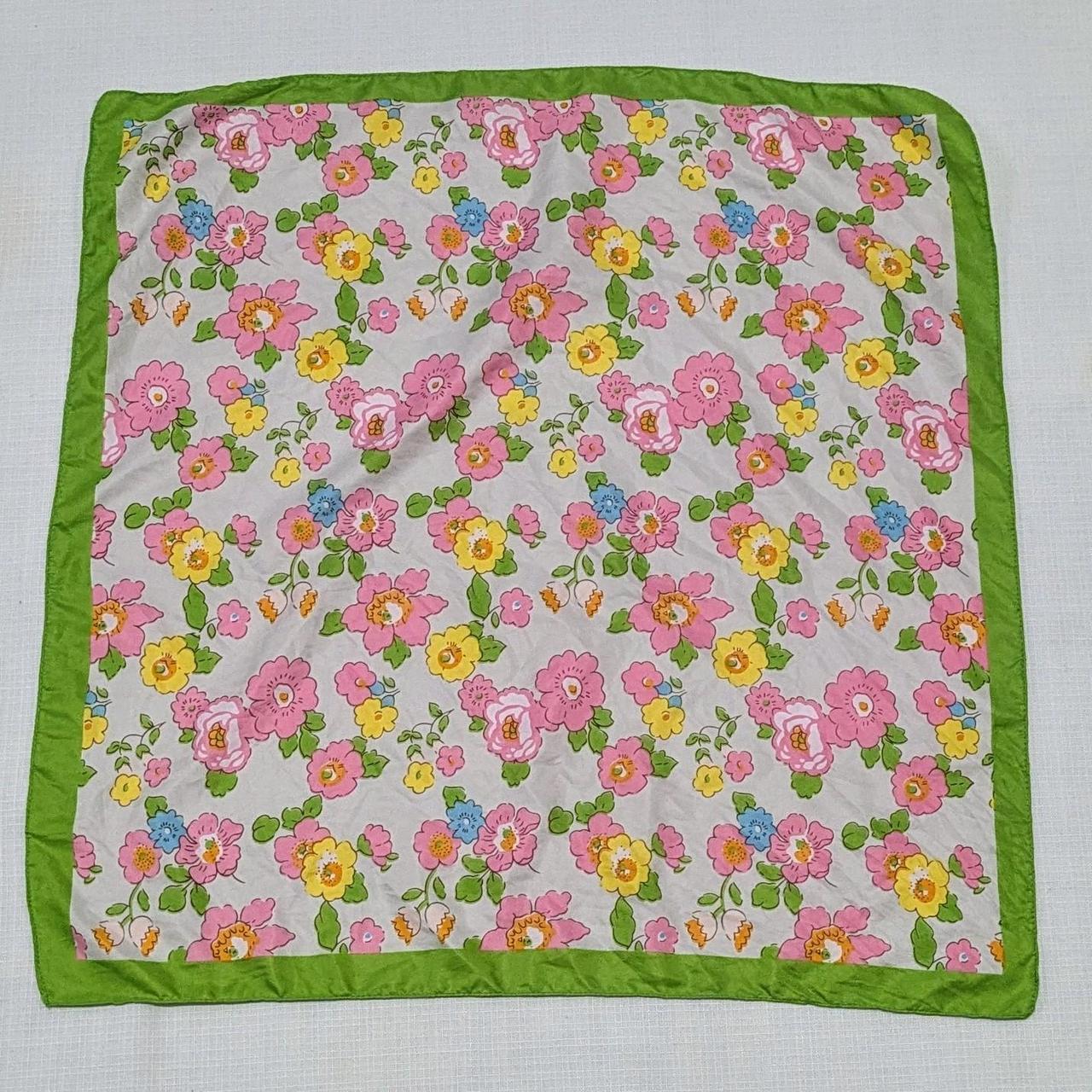 Floral mini scarf