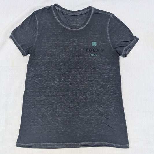 Grey Lucky Brand Vintage Burnout
