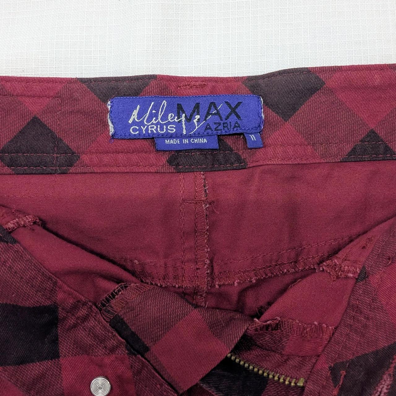 Plaid mini skirt